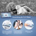 ICF CLX Wipes – Reinigungstücher für Hunde, Katzen & Kleintiere, 40 Stück – Bild 3