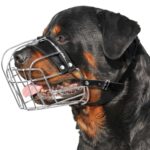 CleverTail XL Metall-Maulkorb für grosse Hunde – Sicher & komfortabel für Rottweiler & Mastiffs