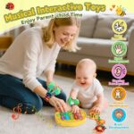 jerryvon 7-in-1 Baby Musikspielzeug ab 6 Monate – Motorikförderung mit Klavier & Rasselsocken – Bild 7