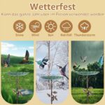 Restorgan Vogeltränke Stehend 26 cm – Stabiles Vogelbad aus Metall mit 5-Zinken-Basis – Bild 6
