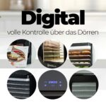 Nebula Dörrautomat 400W mit 6 Edelstahl-Ebenen – Digitales Dörrgerät für Obst, Gemüse & Fleisch – Bild 7