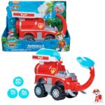 PAW Patrol Jungle Pups Elefanten-Fahrzeug mit Marshall Figur & Wasser-Katapult