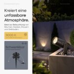 Scandinavian home Lysea 4er Set LED Gartenstrahler 12V – IP65 Warmweiß Gartenbeleuchtung – Bild 3