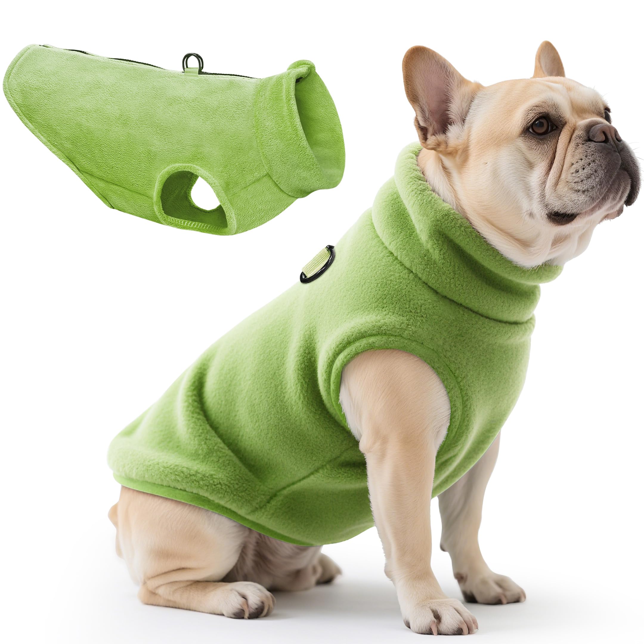 Oslueidy Hundemantel Fleece M – Wärmeschutz & Komfort für kleine bis grosse Hunde