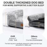 Gimars Orthopädisches Hundebett XL mit 28D Eierkarton-Schaum – Stützendes Hundesofa für grosse Hunde – Bild 2