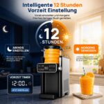 SiroSage Slush Maschine 1,2 L mit Kompressorkühlung – 6 Modi für Slushies, Cocktails & Milchshakes – Bild 8