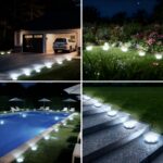 8er Set Solar Bodenleuchten IP65 – Automatische Gartenbeleuchtung für Wege & Terrasse – Bild 7