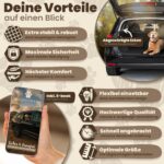 Fellgefährten Hundegitter Auto Kofferraum – Universelles Trenngitter mit flexibler Höhen- & Breiteneinstellung – Bild 6