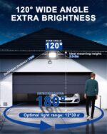 Realky LED Strahler 20W mit Bewegungsmelder – 2000LM Kaltweiß IP65 für Aussen – Bild 4