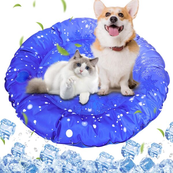 Aisuowa Kühlmatte 40x60cm für Katzen & Hunde – Gel-Kühlpad Kratzfest & Ungiftig