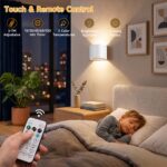 Dehobo LED-Wandleuchte mit Bewegungsmelder & Fernbedienung – Akku, dimmbar, 2er-Set – Bild 6