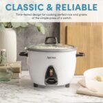 Aroma Housewares Reiskocher 20 Tassen – Topf-Design mit Dampfgarer für perfekte Ergebnisse – Bild 5