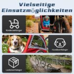 EFEALL Fahrradanhänger Kupplung für Qeridoo – Universelle Stahl-Kupplung bis 12 mm Achsdurchmesser – Bild 5