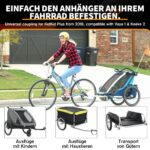OWOAO Fahrradanhänger Kupplung – Universal Anhängerkupplung für KidKid Plus – Bild 4