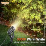 NIORSUN LED Gartenbeleuchtung 4er-Pack – Warmweiss 3000K IP67 Wasserdicht mit 17m Kabel – Bild 6