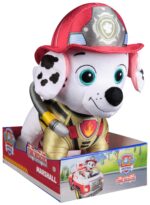 PAW PATROL Fire Rescue Marshall Deluxe Plüschtier 25 cm – Feuerwehr-Abenteuer für Kinder