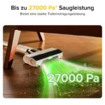roborock H60 Akku Stabstaubsauger – 27000 Pa Saugkraft, 60 Min Laufzeit, Anti-Tangle Bürste – Bild 2