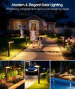 RECHOO 6er Set Solarleuchten für Außen – 18h Leuchtdauer, IP65 & 2 Lichtmodi – Bild 8