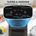 Citybee Eiswürfelmaschine Selbstreinigend 14kg/24h – Frisches Eis in 6 Min für Küche & Büro – Bild 6
