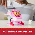 PAW PATROL Fire Rescue Hubschrauber mit Rettungsklaue – Skyes Feuerwehr-Set ab 3 Jahren – Bild 6