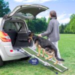 PRIORPET Hunderampe Auto Klappbar – Stabile Einstiegshilfe bis 90kg für grosse Hunde – Bild 3