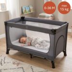 Hauck Reisebett Dream N Play Plus 120 x 60 cm – Faltbares Babybett mit Transporttasche – Bild 4