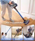 VersLife Z8 Akkustaubsauger Kabellos 40kPa – Kabelloses Reinigungssystem mit GreenLight für Tierhaare – Bild 8