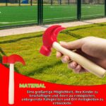 BLMHTWO 2er Set Kinderhammer – Holz- und Kunststoffhammer für Bauklötze & Reparaturen – Bild 6