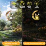 Fee Mond Solarleuchte Garten – Wasserdicht Deko mit 8h Leuchtdauer von LOVERUIS – Bild 4