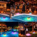 yowin Solar Poolbeleuchtung LED schwimmend mit Fernbedienung – 7 Farben & Timer – Bild 6