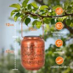 GOTOME Schmetterling Solar-Laterne – Wasserdichte LED Gartenleuchte mit Lichtprojektion – Bild 5