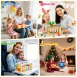 LZDMY Montessori Aktivitätsswürfel 6 in 1 – Motorikspielzeug aus Holz für Babys ab 6 Monaten – Bild 7