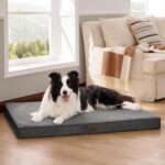 BEDSURE Orthopädisches Hundebett 112x81cm – Egg-Crate Schaum & Sherpa für grosse Hunde – Bild 8
