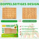 LearnToy Holz-Alphabet Schreibtafel – Montessori Lernspielzeug für Kinder ab 3 Jahren – Bild 3