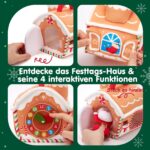 hahaland Weihnachts-Plüschhaus 7-teilig – Weiches Spielzeug für Babys ab 6 Monaten – Bild 6