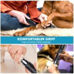 ETENTOUS Krallenschleifer für Hunde – Elektrisch mit LED-Licht & 3 Schleifaufsätzen – Bild 8