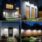 Giliwosy 4er Set Solarleuchten mit Bewegungsmelder – IP65 LED Wandleuchte für Aussen – Bild 7