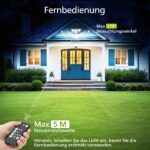 Philips Solar-Aussenlleuchte mit Bewegungsmelder, 196 LED & Fernbedienung – IP65 (2er Set) – Bild 6