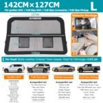 Hundegitter für Auto mit Metallrahmen – Universal Trenngitter für Rücksitz & Kofferraum – Bild 7