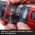Einhell TE-CD 18/44 Li-i Akku-Schlagbohrschrauber – 44 Nm mit Power X-Change System – Bild 6