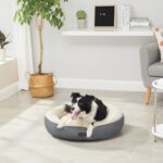 Feandrea Donut-Hundebett Ø 70 cm – Ergonomisches Katzenbett in Dunkelgrau – Bild 3