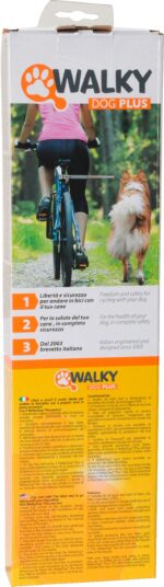 dobar Walky Dog Plus Fahrradleine – Edelstahl Hundeleine mit Quicklock für sicheres Radfahren – Bild 9