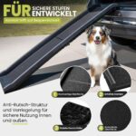 all Pets United Hunderampe klappbar – Einstiegshilfe für Auto, Sofa & Bett bis 80 kg – Bild 4