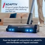 Hoover HF6 Akkustaubsauger mit Bodensensor – 250 AW Saugleistung & 100 Min Laufzeit – Bild 3