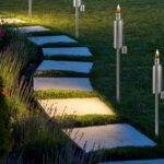 PEILU Edelstahl Gartenfackeln 6er Set – Höhenverstellbar 55-115cm für Garten & Events – Bild 7