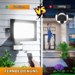 papasbox 100W LED Strahler mit Bewegungsmelder & Lichtsensor – IP66 Aussenstrahler für Garten & Garage – Bild 5