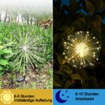 2er Set Solar Gartenleuchten mit 120 LED & 8 Leuchtmodi – Wasserdichte Außenbeleuchtung für Garten & Terrasse – Bild 5