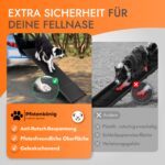 Pfotenkönig Hunderampe 1,80 m – Klappbar mit Anti-Rutsch für alle Autos – Bild 6