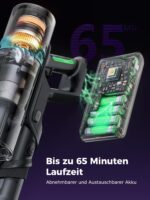 Proscenic P16 Akku Staubsauger Kabellos 550W 50000Pa – 65 Min Laufzeit mit GreenEye – Bild 6