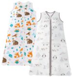 Chilsuessy Sommerschlafsack 110cm für Babys – 100% Baumwolle, atmungsaktiv & sicher